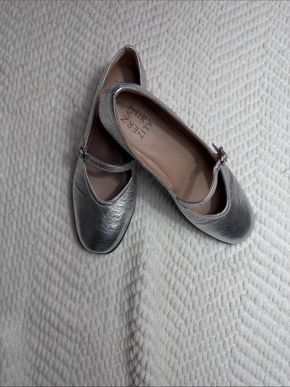 NORDSTROM MARY JONES NATURALIZER SHOES SILVER COLOR SIZE 7.5 NEW - Picture 13 of 15